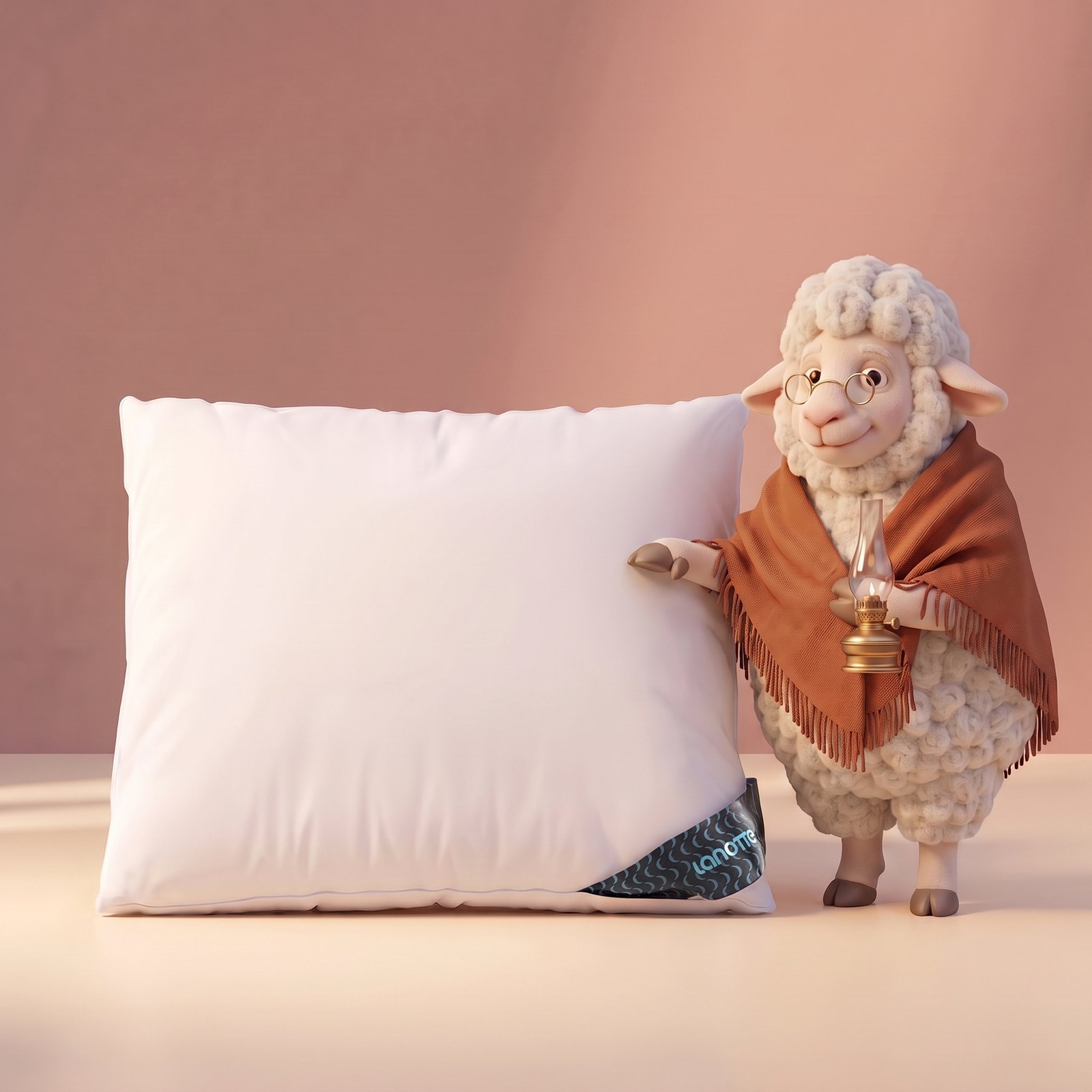 Lanotte® Hoofdkussen 100% Wol