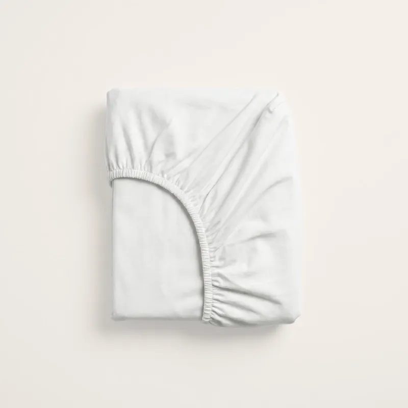 Jersey Hoeslaken Stretch - Wit