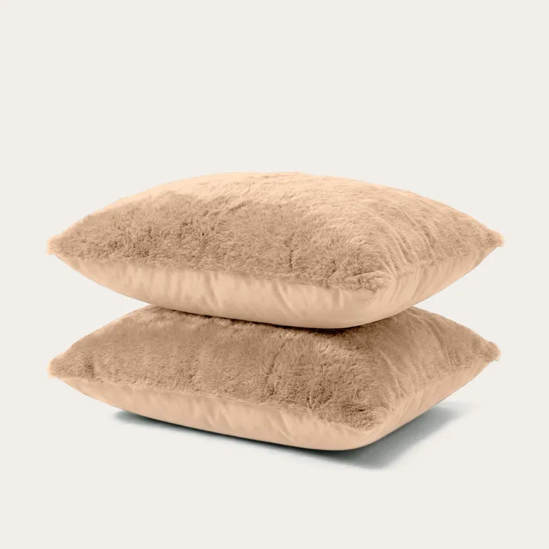 Teddy Kussenslopen - Taupe