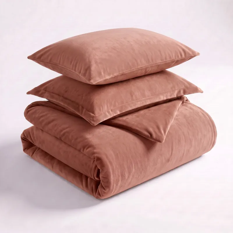Dekbedovertrek Velvet Coral - Oud Roze