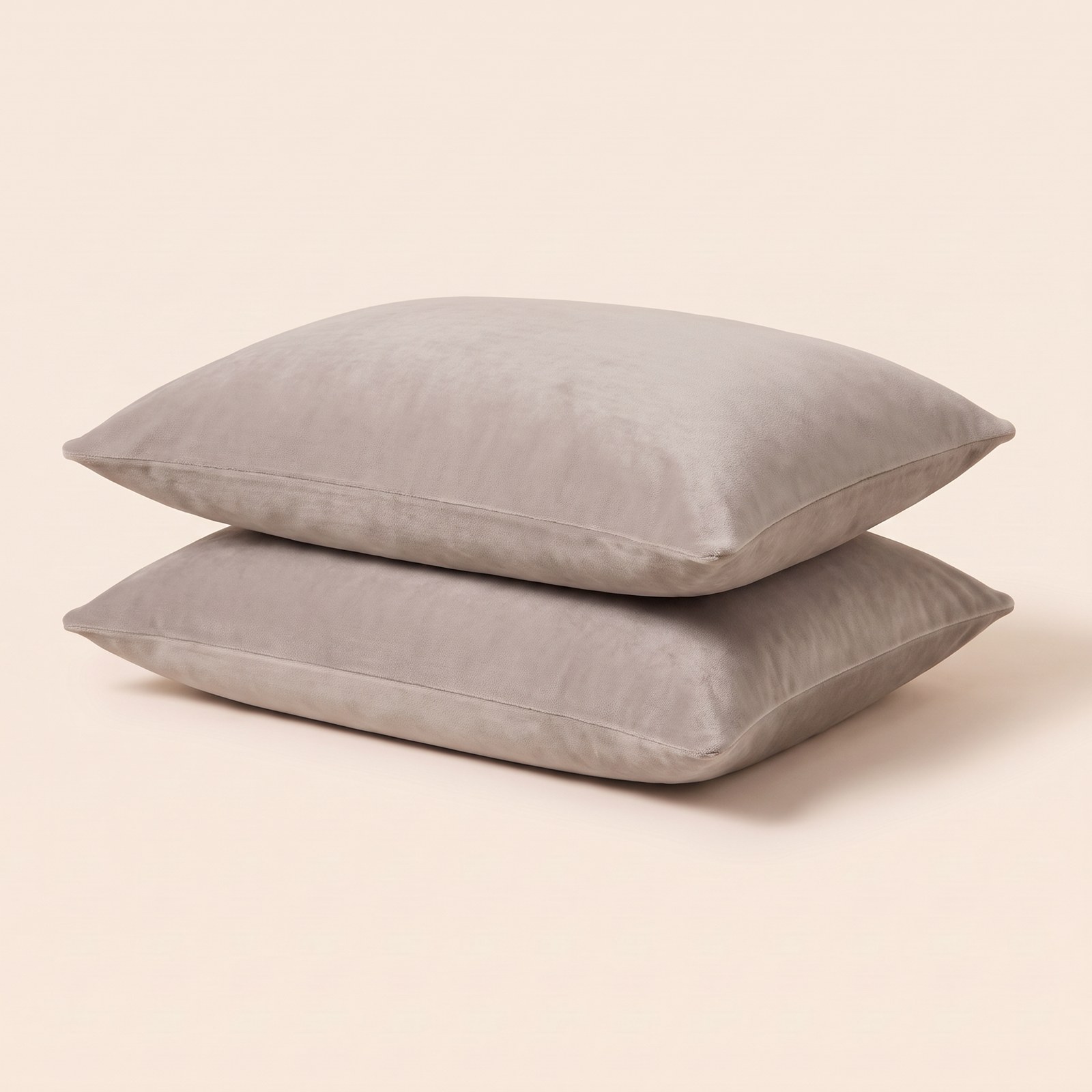 Kussenslopen Velvet Winter Edition 2-pack - Greige