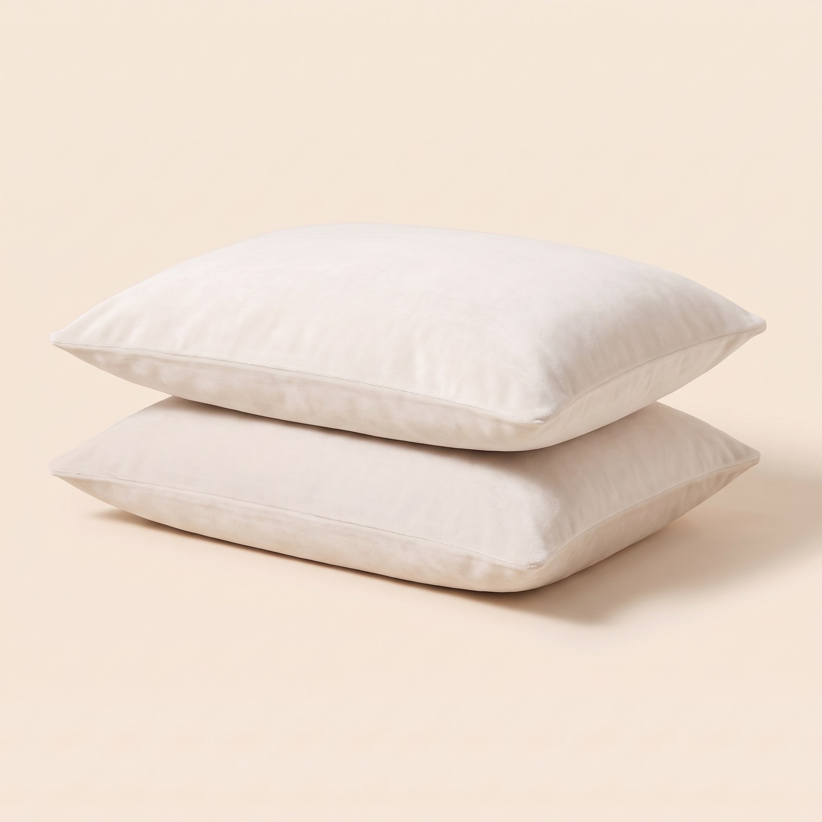 Kussenslopen Velvet Winter Edition 2-pack - Pearl White